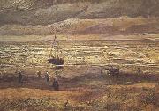 Beach at Scheveningen in Stormy Weather (nn04), Vincent Van Gogh